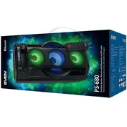 Skaļrunis Sven Ps-680 Black, jauda 2X32.5W Rms, Tws, Bluetooth, Fm, Usb, Micro Sd, Led displejs, tālvadība, litija akumulators, Sv-020187  6438162020187