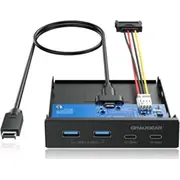 Graugear Multi Frontblende 4-Port Usb-Hub, 2X Usb-C,2X Usb-A retail  G-Mp02 4260746550436 84718000