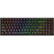 Iqunix F97 Dark Side Bezvadu spēļu tastatūra, Rgb - Mx-Red slēdži Asv  0600310352075 600310352075