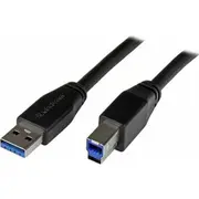 Usb kabelis Startech Usb-A - Usb-B 10 m Black S55057663  065030861359