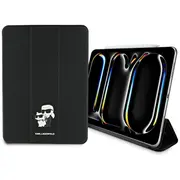 Karl Lagerfeld Klfc11Pm24Sakck iPad Pro 11 2024 grāmatiņas vāks Black Saffiano magnētisks  Choupette 3666339388027