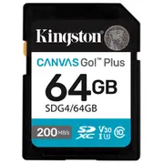 Kingston Canvas Go Plus Gen4 Atmiņas karte 64Gb  Sdg4/64Gb 0740617347678