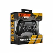 Kontrolieris Canyon bezvadu spēļu pults Gp-W5 ar skārienpaliktni Ps4 Black  Cnd-Gpw5 5291485003678