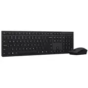 Lenovo Profesionāla bezvadu uzlādējama tastatūra un pele  Tastatūru peli komplekts Bezvadu Pele iekļauta Igaunietis Bluetooth Grey 4X31R64356 195892114727