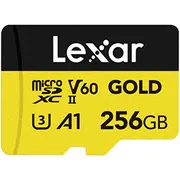 Atmiņas karte Lexar Gold Microsdxc 256 Gb Class 10 Uhs-Ii/U3 A1 V60 Lmsgold256G-Bnnng  843367132409