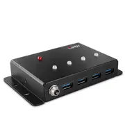 Usb centrmezgls Lindy 3.0 4-Portu  43374 4002888433747