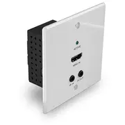 Lindy 70M Cat.6 Hdmi 4K60 Hdbaset Eu Wall Plate Ext/Transmit  38348 4002888383486 85044060