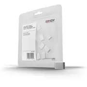 Lindy Usb Type C porta slēdzene white 10 gab.  40439 4002888404396 83014090