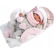 Llorens 17404 Lelle zīdainis 42 cm Mimi ar nēsāšanas somu  8426265174041