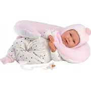 Llorens 74102 Raudoša lelle Mimi 42 cm ar spilvenu raga formā  8426265741021