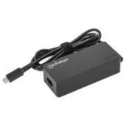 Manhattan Usb-C Power Delivery portatīvā datora lādētājs 65 W Black  102490 0766623102490 85044083