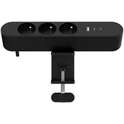 Daudzfunkcionāls galda strāvas pagarinātājs 3 kontaktligzdas  Multi Desktop Power Socket 5715063720288