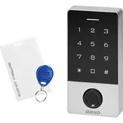 Orno skārienjūtīgs ciparu slēdzene ar kartes un tuvuma atslēgu lasītāju Ip68, 2 releji 3A  5908254822711