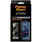 Panzerglass Displayschutz m. Blackem Rahmen iPhone 17 16 Pro Ultra-Wide Fit Fastfit  Pg48418 5715685026676