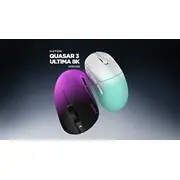 Peles Hator Quasar 3 Ultima 8K Bezvadu spēļu pele ar labo roku Rf  Bluetooth Usb Type-C Optiskā 30000 Dpi Htm760 8721325992123