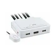 Slēdzis Inline Kvm kabelis, 2 portu, Hdmi, 4K, Usb, audio  62613I 4043718279029