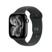 Pulkstenis Apple Watch Series 11 Gps 46Mm Jet Black Aluminium Case with Sport Band - S/M  Meuw4Et/A