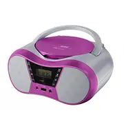 Cd radioatskaņotājs Lila2 Usb/Bt Pink  5907727028551 Ubeltrolila2Roz