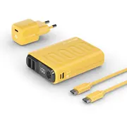 Realpower Powerbank Pb-10000 Set  gelb 10.000Mah 390659 4040895009203 85076000