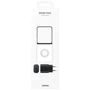 Samsung Z Flip5 Starter Pack Usb-C 25W Lādētājs  Caurspīdīgs maciņš Ef-Xf73Kktegww 8806095209975