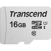 Sd microSD Card  16Gb Transcend Sdhc Usd300S-A w/Adapter Ts16Gusd300S-A 0760557842064 85235110