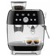 Smeg Egf03Bleu Espressomaschine, Kaffeevollautomat 50S Style, Black  8017709329846