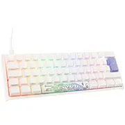 Spēļu tastatūra Ducky One 2 Pro Mini White Edition ar Rgb Led - Cherry Black  Dkon2061St-Adepdwwt2 4711394394847