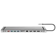 Stacja dokująca Usb3.2 ,Usb-C,12-Portów, Pd  Ua0411 4052792071818 Ayllis000Ua0411