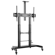 Stojak pod Tv z regulacją wysokości mobilny 60-100 cali  Tvs-100T-02 8716309129060 Ajgemt000000042