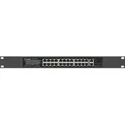 Switch Lamax neslāņots Lanberg 24X 100Mb Poe/2X Combo Rack 19 Gigabit Ethernet 250W  Rsfe-24P-2C-250 5901969440300