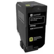 Toner Lexmark 74C2Hye Yellow Oryginał  0734646608770 leca74c2h04