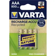 Varta Akumulators Recharge Accu Recycled Aaa / R03 800Mah 40 gab.  56813 101 404