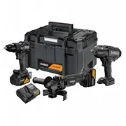 Elektronisko instrumentu komplekts Dewalt 18V Xr 3 daļas 2X5Ah  Dck3222Mp2T 5054905333157
