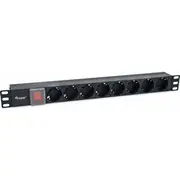 Cita datorprece Equip  Steckdosenleiste 191He8Fach Iec C14 1.8M Schalt. sw 333286 4015867225301