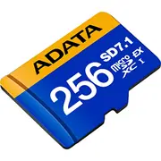 Adata Premier Extreme microSDXC Sd7.1 256 Gb Blau/Gelb, Express, Uhs-I U3, Class 10, V30, Nintendo Switch 2 Ready  Ud256Gex3L1-C 4711085947369