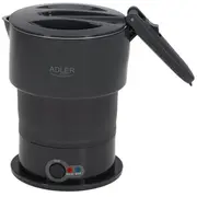 Tējkanna Adler  Silicon Travel Kettle Ad 1377 600 W 0.6 L Grey 1377G 5905575906779