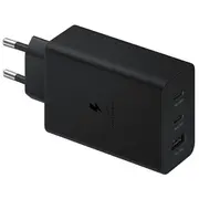 Samsung Galaxy Fast Charger 3 x Usb Type C 65W Black  Ep-T6530Nbegeu 8806092673885 85044083