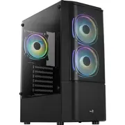 Aerocool Geh Midi Quantum Mesh v3 Black Microatx/Atx/Miniitx  Accm-Pv31133.11 4710562758580 84733080