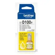 Aksesuāri un izejmateriāli Brother  Tinte Btd100Y Yellow 4977766836999