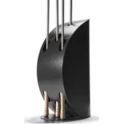 Alfa Forni Vela picas lāpstas turētājs silver black  Afipopale-Sb 8056471416019