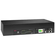 Apc Netshelter plaukta automātiskā pārslēgšanas slēdzis 2He Ap4424A 7400Va Iec 60309 32A 16X C13 2X C19 Usb Lan Black  0731304432456