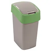 Atkritumu spainis Flip Bin 9L sudraba/zaļš  0802170P80 3253922170079