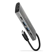 Hmc-5G2 Wieloportowy hub Usb 5In1, 10Gbps, 2X Usb-A  Usb-C Hdmi 4K/60Hz, Pd 100W, 13Cm kabel 8595247905444 Nuaxnus4Phmc5G2