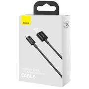 Baseus Lightning Superior Series cable, Fast Charging, Data 2.4A, 1M Black Calys-A01  6953156205406
