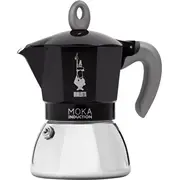 Bialetti Moka Induktion, Black, Espressokocher für 6 Tassen  6936 8006363029094