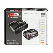 Bosch Powertools Akku Starter-Set 18V 1X 2,5Ah  Schnellladegerät Al 18V-44 Black, Li-Ionen 2,5Ah, Power For All Alliance 1600A031T4 4053423257892