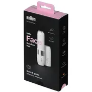 Braun Face Fs1000 Mini-Gesichtshaarentferner Weiß/Chrom  4210201313908