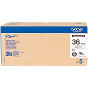 Brother Hge261V5 tape cassette 36Mmx8M 5 pack -  317018974 4977766684651
