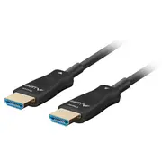 Lanberg Hdmi M/M V2.1 Kabel 20M 8K optisch Aoc Black  Ca-Hdmi-30Fb-0200-Bk 5901969437522 85444290