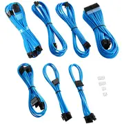 Cablemod C-Series Pro Modmesh 12Vhpwr kabeļu komplekts Corsair Rm, Rmi, Rmx Black Label - light blue  Cm-Pcsr-16P3Kit-Nklb-R 694365692705